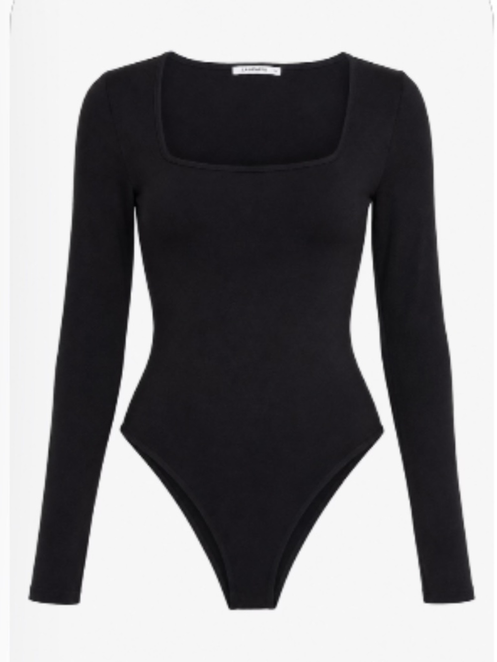 Black Long bodysuit